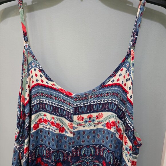 Paisley Raye Boho Midi Dress – Colorful Patchwork Print – Size 1X – NWT - Picture 7 of 8